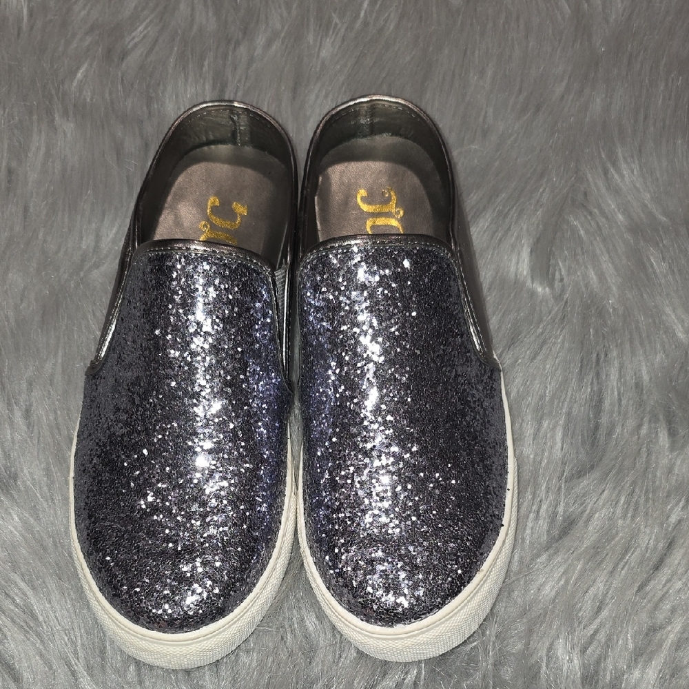 Sparkly Slip On Shoes